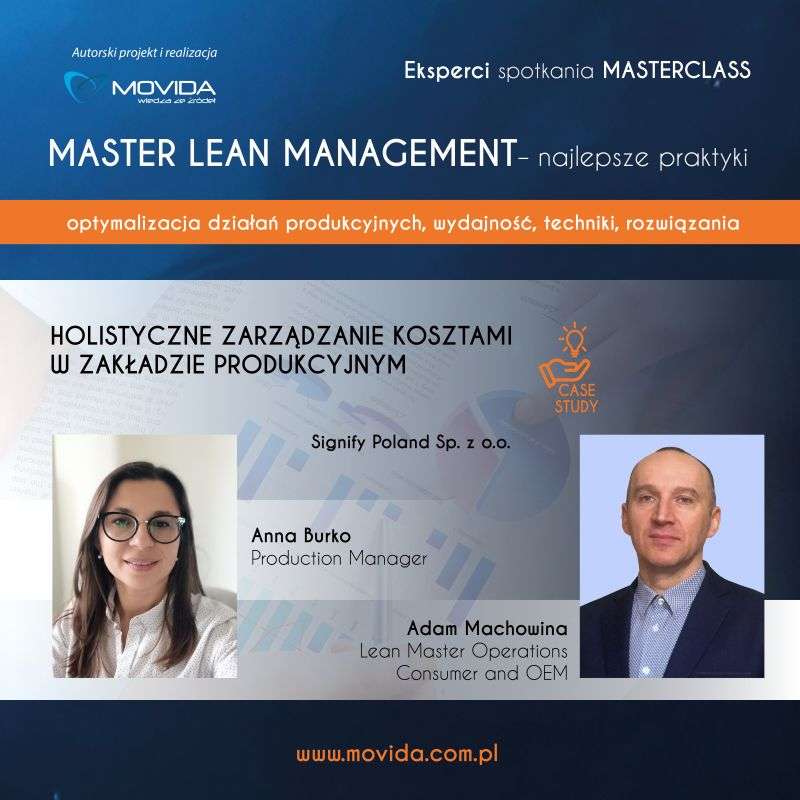 Holistyczne zarządzanie kosztami – Master Lean Management 2025